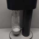 Mysoda Ruby 2 Sparkling Water Maker - Soda Streaming Machine Silent Carbonated Water Machine Robust Long-Lasting Aluminum Soda Maker 1L Water Bottle Without CO2 Cylinder - Black Silver Soda Machine