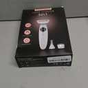 Shaver for Woman for Face, IPX7 Waterproof,White,3 in 1 Bikini Trimmer for Women, Electric Razors for Women with Display, Painless Bikini Trimmer, USB Charging, Electric Shaver for Woman