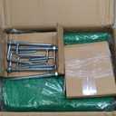 Temporary Fence with Posts, 40" Hx50'L Garden Fence Animal Barrier with Metal Ground Spikes, Temporary Fencing for Garden Backyard Outdoor Animal Protect