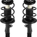Front Strut Shock Assembly w/Coil Spring Compatible with Toyota Corolla 2009-2013, Matrix 2011-2013, 1.8L L4, Replace 472597 472598, Left & Right, 2PCS