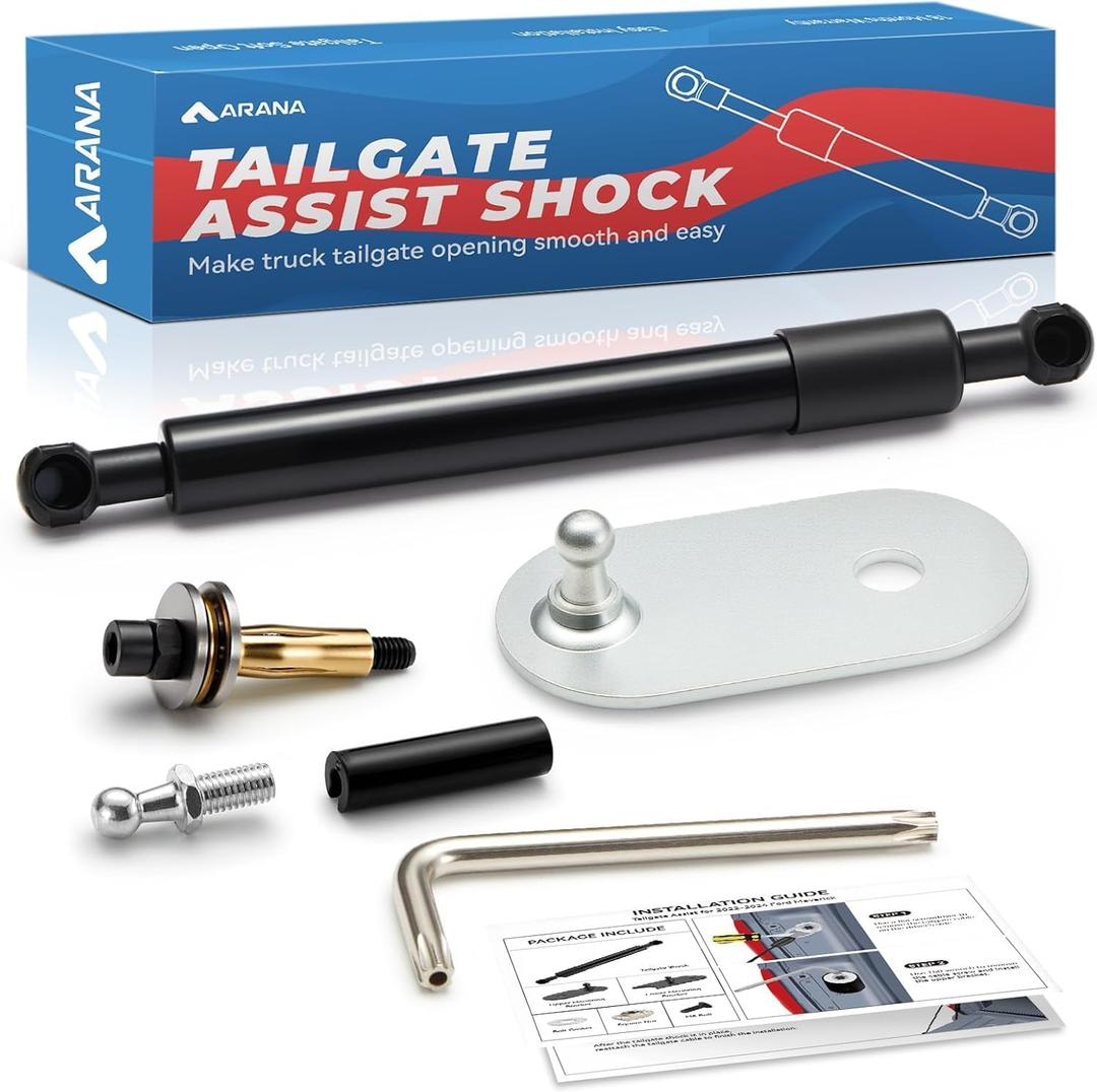 ARANA Tailgate Assist Shock for Dodge Ram 1500 2500 3500 2009-2025, Tail gate Slow Drop Accessories Damper Kit for RAM 1500 2500 3500(All Tools Provided)