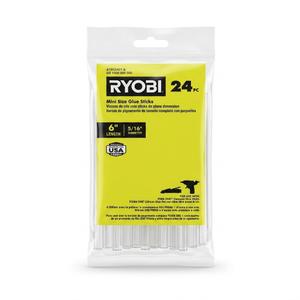 RYOBI 5/16-inch x 6-inch Mini Glue Sticks (24-pack)