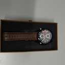 NAVIFORCE Men's Military Digital Watches Analog Quartz Waterproof Watch Sport Multifunctional Leather Wristwatch