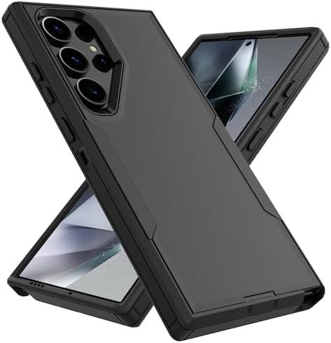 Pack Of 11 ZX Zenixy for Samsung Galaxy S24 Ultra Case, Heavy Duty Shockproof Protective Phone Case with Dual Layer Protection (Black)