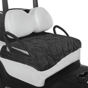 Golf Cart Seat Covers,EZGO Seat Cover,Heavy Duty Golf Cart Seat Blanket,Waterproof Travel Sports Cart Seat Cushion Covers for 2 Person Seats Club Car,Winter Golf Cart Accessories,Golf Cart Seat Cover (Black)