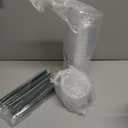 Goodluck 100 Pack 16oz Plastic Cups with Lids and Green Straws, Clear Disposable Iced Coffee Cups, Food Safe Cold Drink Cups for Bubble Tea, Smoothies & Shakes, BPA Free