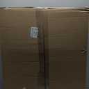 Night Stand,25.7" H Bedside Table with 2Drawers and Open Shelf,Farmhouse Nightstand,Side Table with Gold Frame for Bedroom,Living Room,Pale Walnut