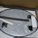 Koonmi Black Oval Bathroom Mirror, 20"x28" Bathroom Vanity Mirror, Oval Mirror for Bedroom Living Room Entryway, Hangs Horizontal or Vertical