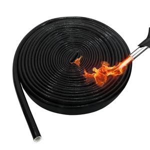Silicone Fiberglass Sleeve, Wire Heat Shield for Electroheat Component, Cable Sleeves Cord Management for Appliances, High Temperature Electrical Insulation Self-extinguishing, (1/4"- 10ft)