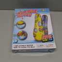 Jenaai Punching Bag 47 Inches Inflatable Bopper Punching Bag with Bounce-Back Action Sport Bop Bopper for Practicing Karate Taekwondo