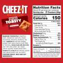 Cheez-It Cheese Crackers, Baked Snack Crackers, Lunch Snacks, Family Size, Extra Toasty, 21oz Box (1 Box)