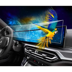 Fit for 2026 2025 BMW X5 X6 X7 i4 Screen Protector Touchscreen for 2023 2024 BMW X7 i4 i7 iX 7 Series,iDrive8 Curved Display Touchscreen Tempered Glass Protection Film