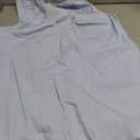 OLAPTA Women Summer Sleeveless Babydoll Mini Tank Dresses Loose Fit Scoop Neck Ruched Short Dress with Pockets Party Clubwear (Small, Blue)