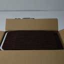 Stair Treads Non-Slip 16 Pack 8"x30" - Carpet Stair Runner for Indoor Wooden Steps with TPE Backing & Anti-Skid Surface, Reusable Adhesive Safety Rug for Kids/Elder/Pet-Friendly - Brown