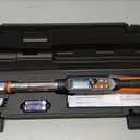 VEVOR Torque Wrench 0-1.5 in Adjustable Jaw Opening Digital Torque Wrench, Open-End Jaw, 4 Display Units, ±2% Accuracy, LCD Screen, with Buzzer and LED Indicator, for Pipe and Automotive Repair