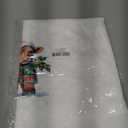 OTOUO Cow Christmas Kitchen Towels, Farmhouse Hand Towels for Bathroom, Dish Tea Towels for Kitchen Decor, 16x24 Inch Set of 2