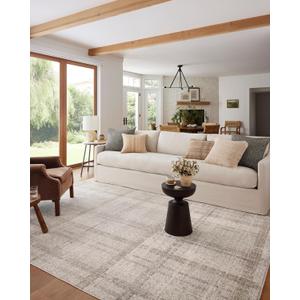 Loloi Angela Rose Ember Collection EMB-04 Ivory/Multi 18" x 18" Sample Rug