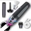 PATO Cordless Handheld Vacuum Cleaner, Mini Car Vacuum with Powerful Suction, Portable Dust Collector Matte Black.