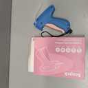 Stitch Gun for Clothes - Handheld Stitch Gun Quick Clothing Fixer - Tagging Gun - Includes 6 Needle, 1000 Black Fasteners & 1000 White Fasteners (Pink/Orange)