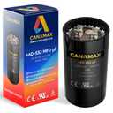 460-552 uF 460/552 MFD uf 50/60 Hz 110-125 VAC Volts Round Start Capacitor CD60B - Compatible with AC Motor Run or Fan Start and Cool or Heat Pump Air Conditioner - Replaces PMJ460A PMJ460 11025 11925