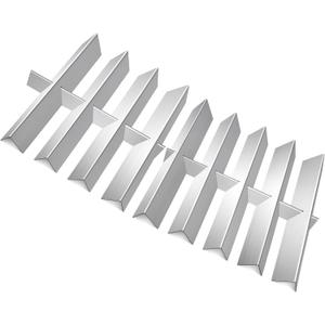 Flavorizer Bar Replacement Parts for Weber 9896, Summit Silver A and B, Summit Gold A4 and B4, Summit Platinum A4 and B4, Stainless Steel Heat Shields for Weber Grll Parts