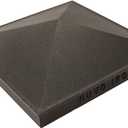 Nuvo Iron PCP16 8" x 8" Pyramid Post Black Cap