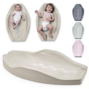 Apricity Baby Diaper Changing Pad  Waterproof Wipe-Clean Foam Changing Mat with Raised Sides, Non-Slip Base & Portable Design, Extra-Large 31.5  19.7 for Newborn to Toddler (Beige)