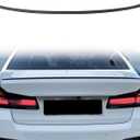 Gloss Black Rear Spoiler Wing Compatible with BMW 5 Series G30, M5 F90 2017-2023, Trunk Spoiler for 530i, 540i
