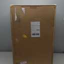 Amazon Basics Automatic Trash Can with Lid, Hands-Free, Stainless Steel, D-Shaped 80 l, 2 Bins