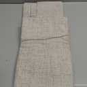 NICETOWN 100% Blackout Linen Curtains 90" Long for Bedroom, Thermal Insulated Living Room Curtains with Liner, Farmhouse Style Linen Blend Window Draperies for Dining Room (2 Panels, 52" W, Natural)