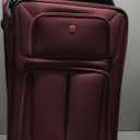 SWISSGEAR Sion Softside Expandable Spinner Luggage Durable Lightweight Travel Suitcase, Merlot, Checked-Large 29-Inch