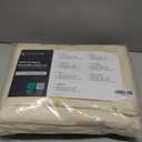 LuxClub 4 PC California King Size Sheet Set Deep Pockets 18" Wrinkle Free Cooling Sheets Machine Washable Hotel Bedding Silky Soft - Cream California King