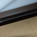 Rectangular Metal Planter Box 32x12x24 with Insert Shelf, Coffee-Brown, Medium