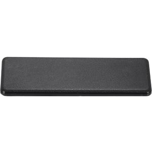 uxcell Standard Plastic Rectangle Aluminum Extrusion End Cap Black 40x120mm 6pcs