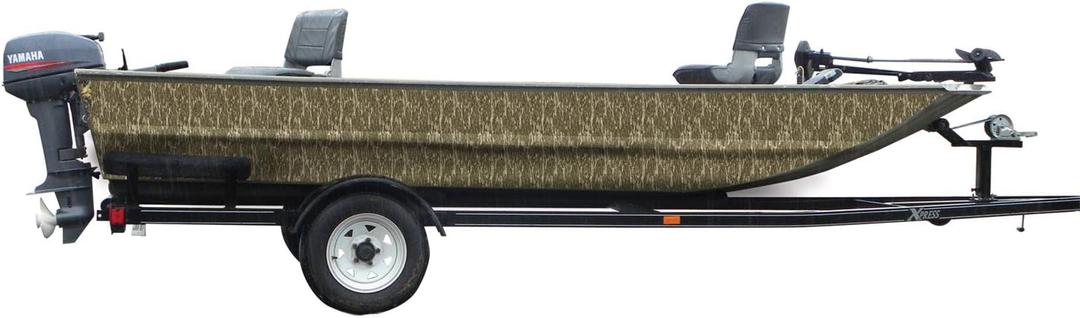 Mossy Oak Graphics Bottomland Camo Boat Wrap Kit - Easy to Install Vinyl Wrap with Matte Finish - 18" x 14" Kit