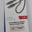 ZGEAR 6 Foot Silicone Rubber Sync & Charge Cable USB-C