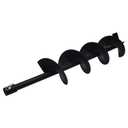 6-inch Auger Bit 3/4-inch Inside Diameter Gas Driven Auger Bit for Rear Fence Hole Digger