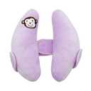 Baby Car Seat Head Neck Support,Adjustable Travel Pillow for Toddler,Portable Travel Pillow for Kids,U-Shape Travel Headrest Cushion,Baby Neck Pillows for Pushchair,Purple