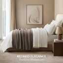 EVERGRACEHOME Chunky Chenille Knit Throw Blanket for Couch, Soft Luxurious Moss Stitch Blankets for Bed, Cozy Decorative Farmhouse Knitted Throws for Sofa, Mocha Brown, 60" x 80"