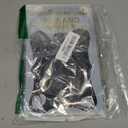 6 Pack 10 Feet Foil Fringe Garland Metallic Tinsel Streamers Banner Wall Hanging Curtain Backdrop for Parade Floats, Bachelorette, Wedding, Birthday, Halloween, Christmas Party Decorations(Black)