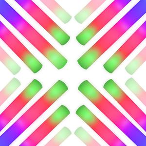 Taotuo 110PCS Foam Glow Sticks,Glow in The Dark Party Supplies Three Flashing Modes Lighting up Foam Sticks for Wedding, Christmas, Concerts, Birthday