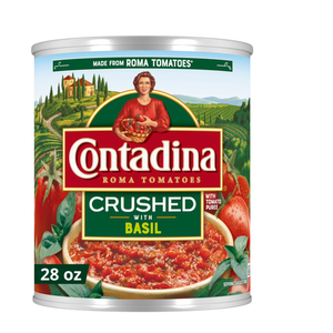 Contadina Crushed Tomatoes with Basil, 28 oz. Can 6 Packs BBD: 09-01-28