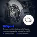 HiSport 34526870077 ABS Wheel Speed Sensor - Anti-Lock Braking System Rear Location, Compatible with BMW 1 Series M 135i 328i 330i 335D 335i 2007-2012 335is 2011-2012 M3 2008, 2009, 2010, 2011-2013