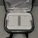 Rechargeable Heated Lunch Box for Men, 1.3L Cordless Electric Lunch Box for Adults with Smart Scheduled Heating, Portable Food Warmer with Complete Accessories (Gray)