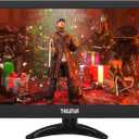 13.3 inch Small PC Monitor 1366x768 Mini LED Monitor with HDMI VGA AV BNC USB Intput, for Fire Stick Computer Xbox Ras pi, Built-in Speaker