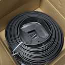 Mars Villa Landscape Edging, 4 Inch Tall 100FT Garden Border Edging Kit with 99 Anchoring Spikes, Decorative Flexible Lawn Edging Cover 75 for Lawn, Yard, Flower Bed (Black, 4IN, 100FT)