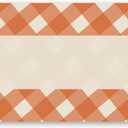 Koko Paper Co Autumn Gingham Thanksgiving Table Place Cards. 50 Tent-Style Name Cards. Made in the U.S.A.