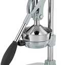 Cilio Commercial Grade Citrus Press Manual Juicer, Silver Matte