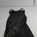 Chezvogue Sheer Lace Maxi Dress Mesh See Through Long Dress Beach Party Dresses Size L