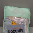 Joyreap 3 Pieces Reversible Floral Quilt Set Aqua, Microfiber Soft Smooth Quilt, Elegant Flower Design Bedspread, Lightweight Bed Cover for All Season, 1 Quilt and 2 Pillow Shams (King, 102x90 inches)